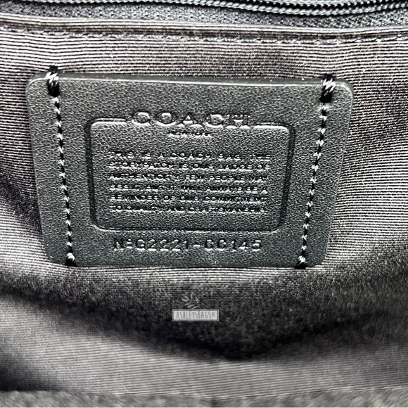 Coach Court Backpack With Tartan Plaid Print - Picture 14 of 16